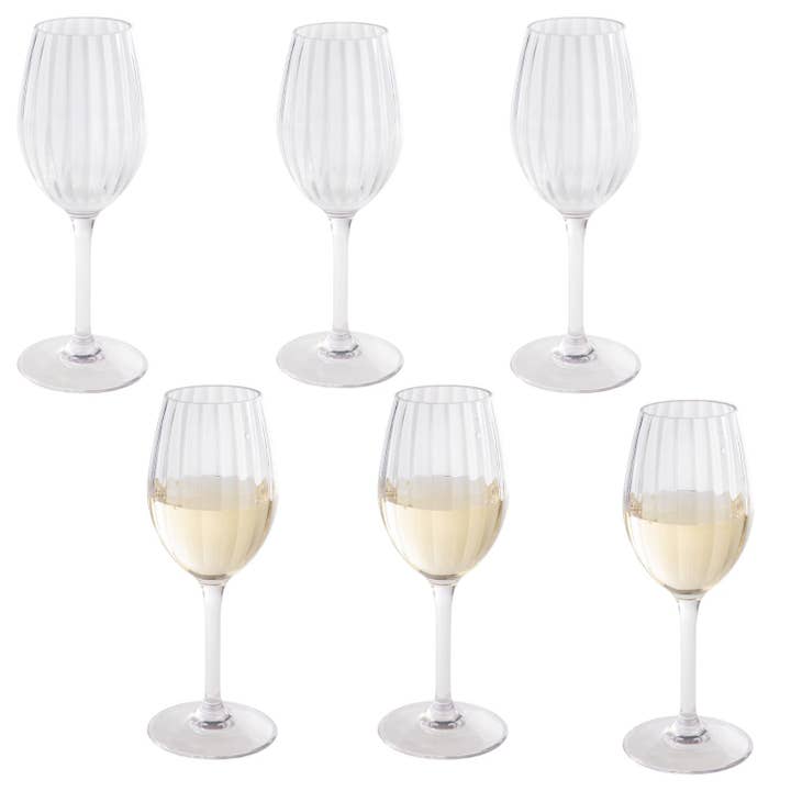 White wine glass - set of 6 for wholesale by APS Germany