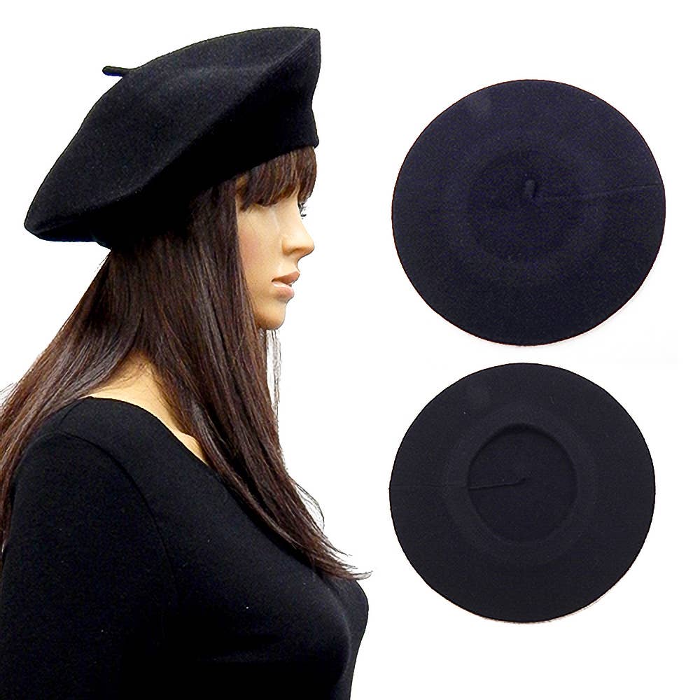 Diacly - Wholesale Beret - Women's - High Quality Crisp French Artist Wool Felt Beret6