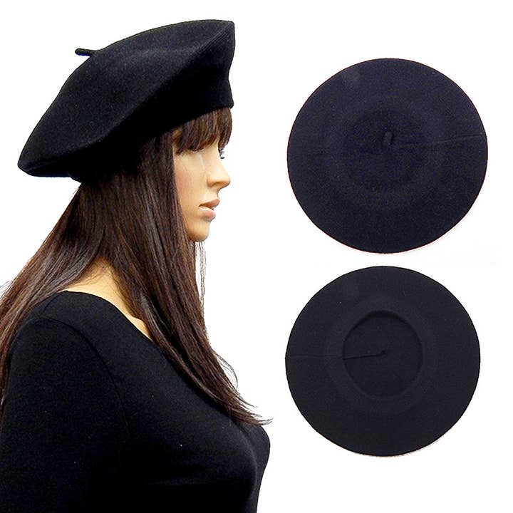 Diacly - Wholesale Beret – Women's - High Quality Crisp French Artist Wool Felt Beret6