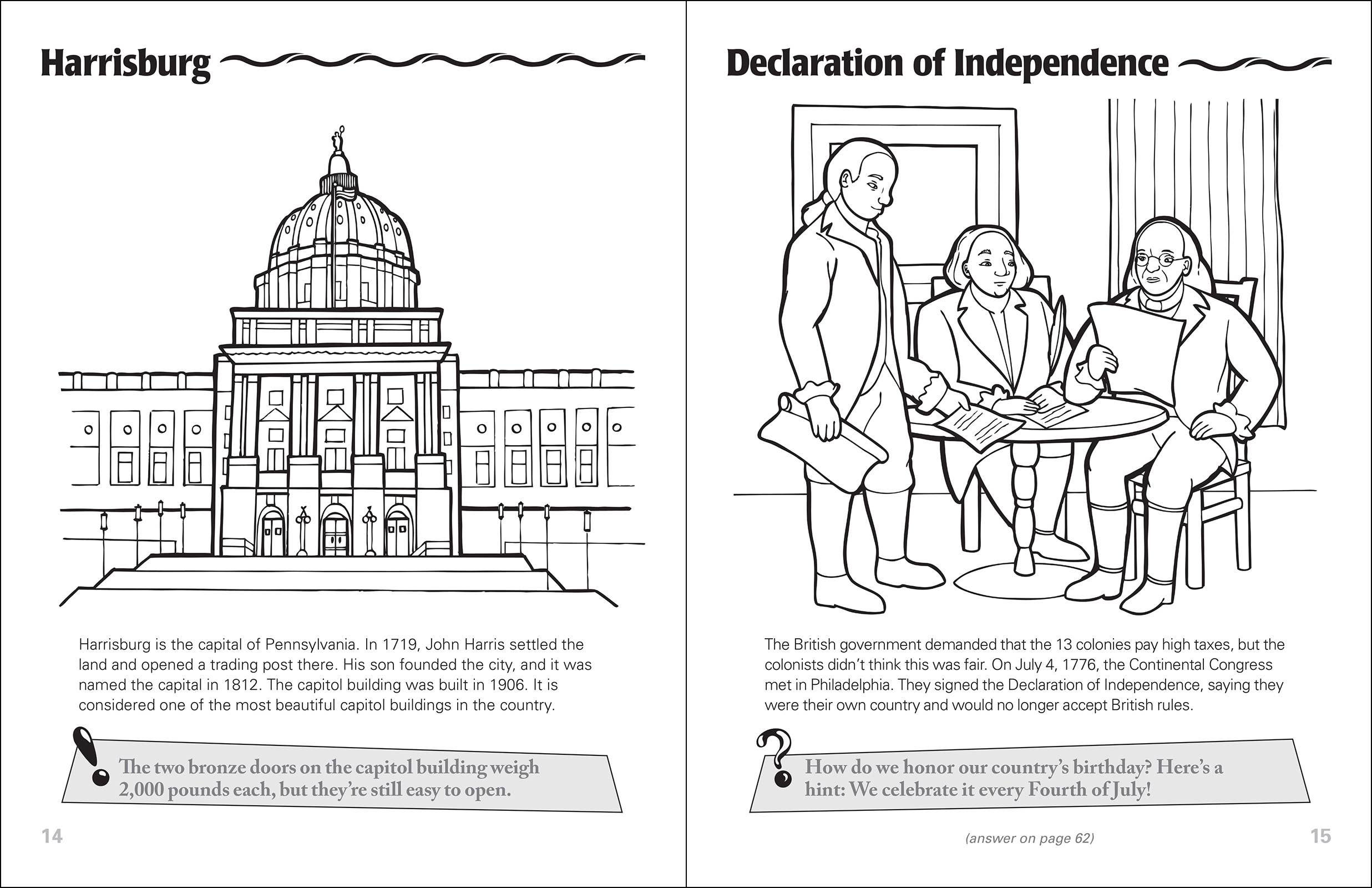 AdventureKEEN - Wholesale Coloring & Activity Book - Kids & Baby - Pennsylvania Activity Book2