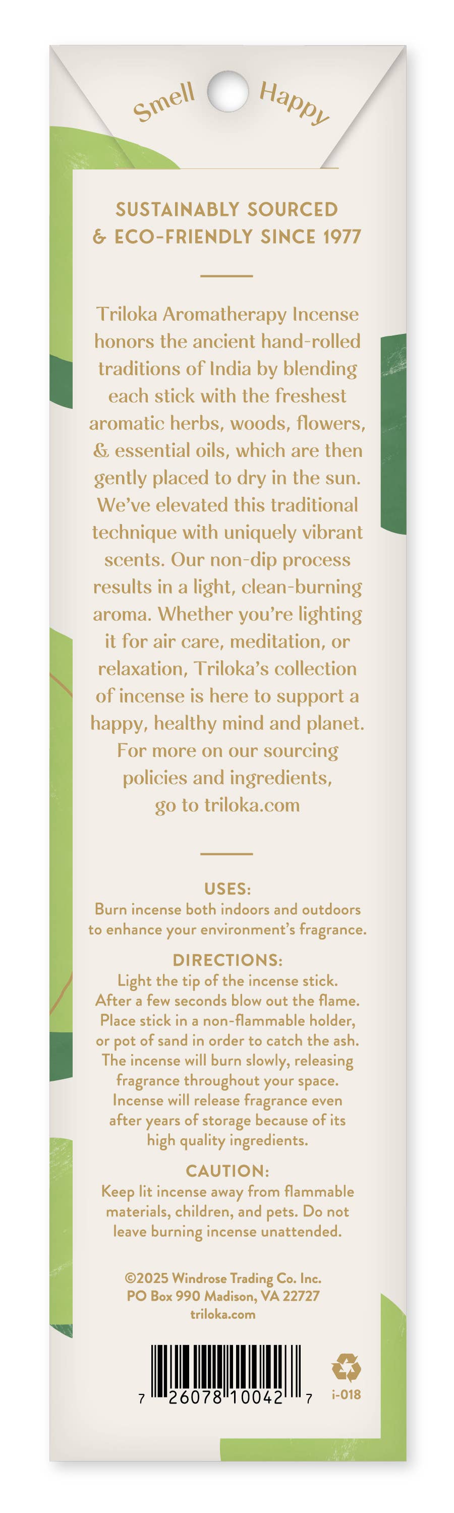 Triloka - Wholesale Incense - Triloka Patchouli Original Incense1
