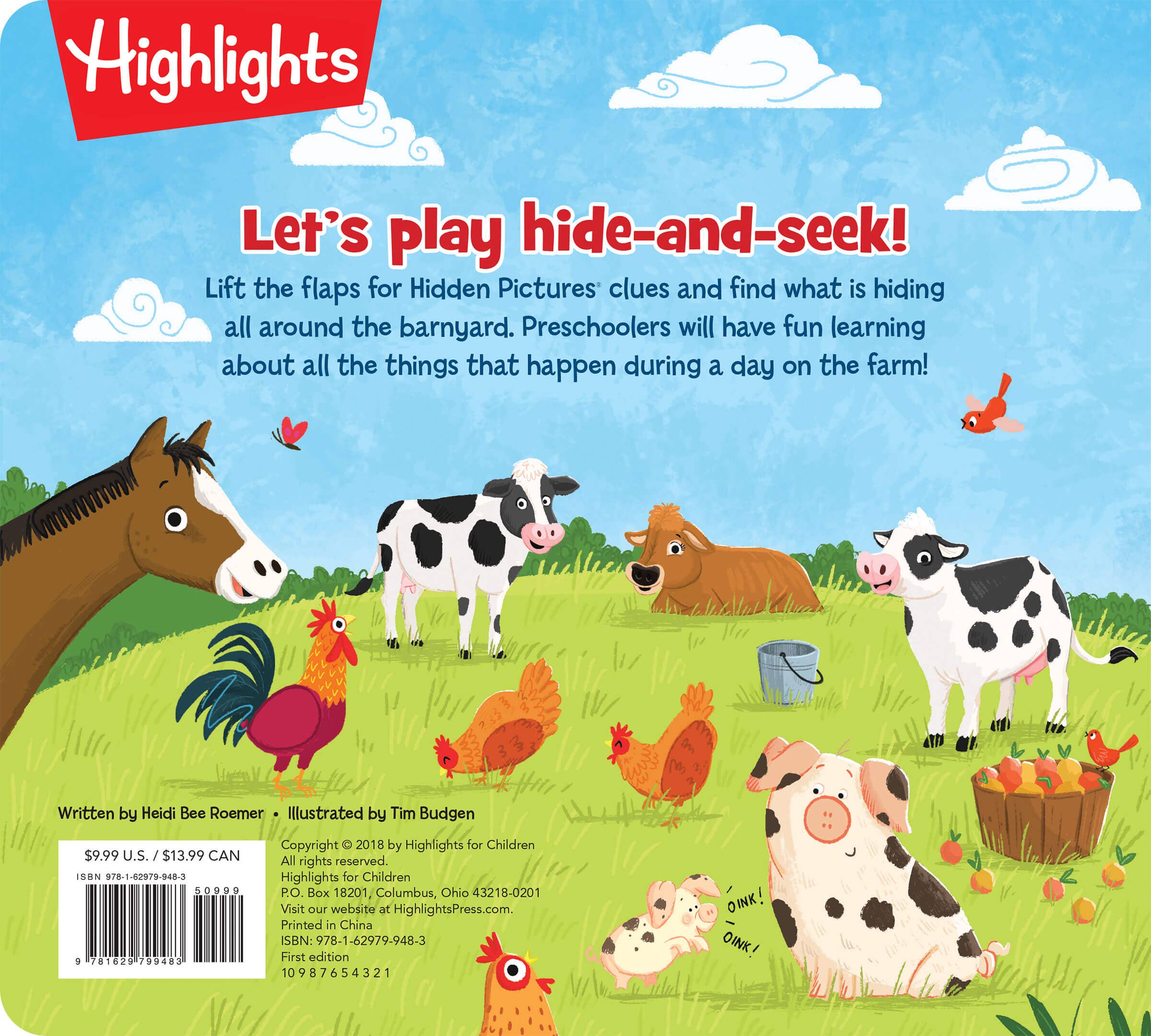 Highlights for Children - Wholesale Baby & Toddler Book (0-2) - Hide-and-Seek On the Farm1