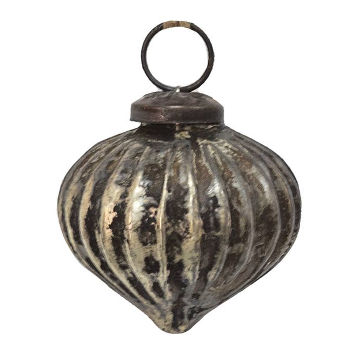 6GL3682 Julgranskulor Ø 5 cm Brun Glas Jul för wholesale av Clayre & Eef