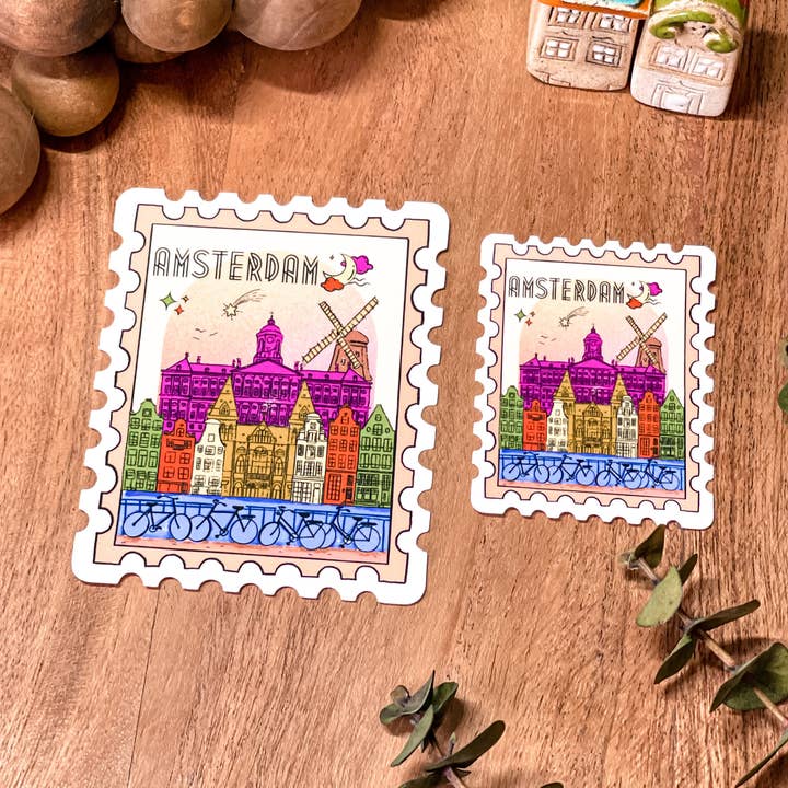 Adesivo Amsterdam por atacado de Atelier Nazli Brush