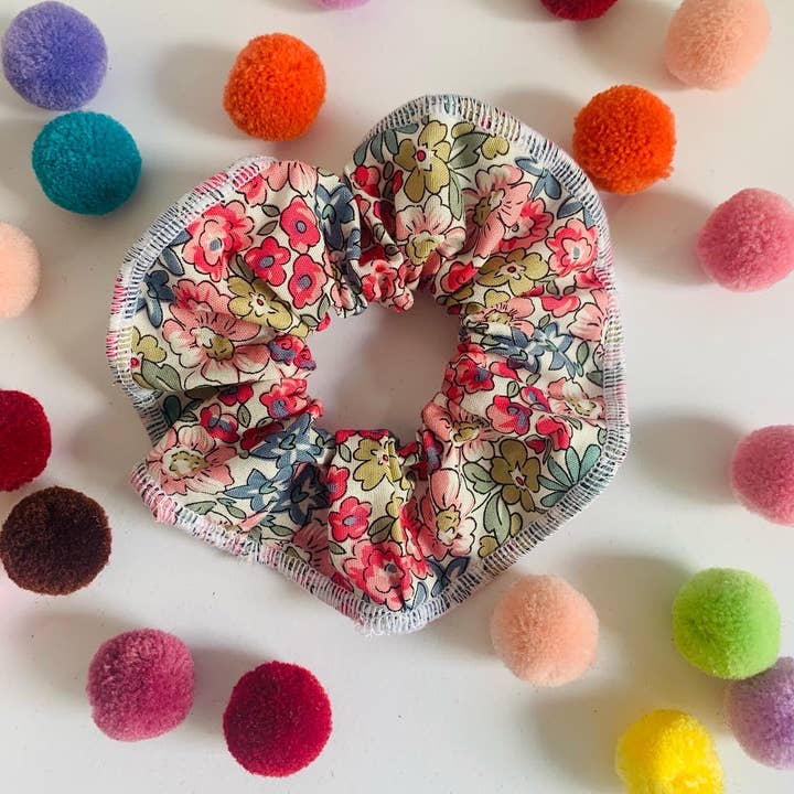 Les Choupettes - Wholesale Haaraccessoireset - Dames - Scrunchie van katoen en dubbele gaze voor meisjes en vrouwen6