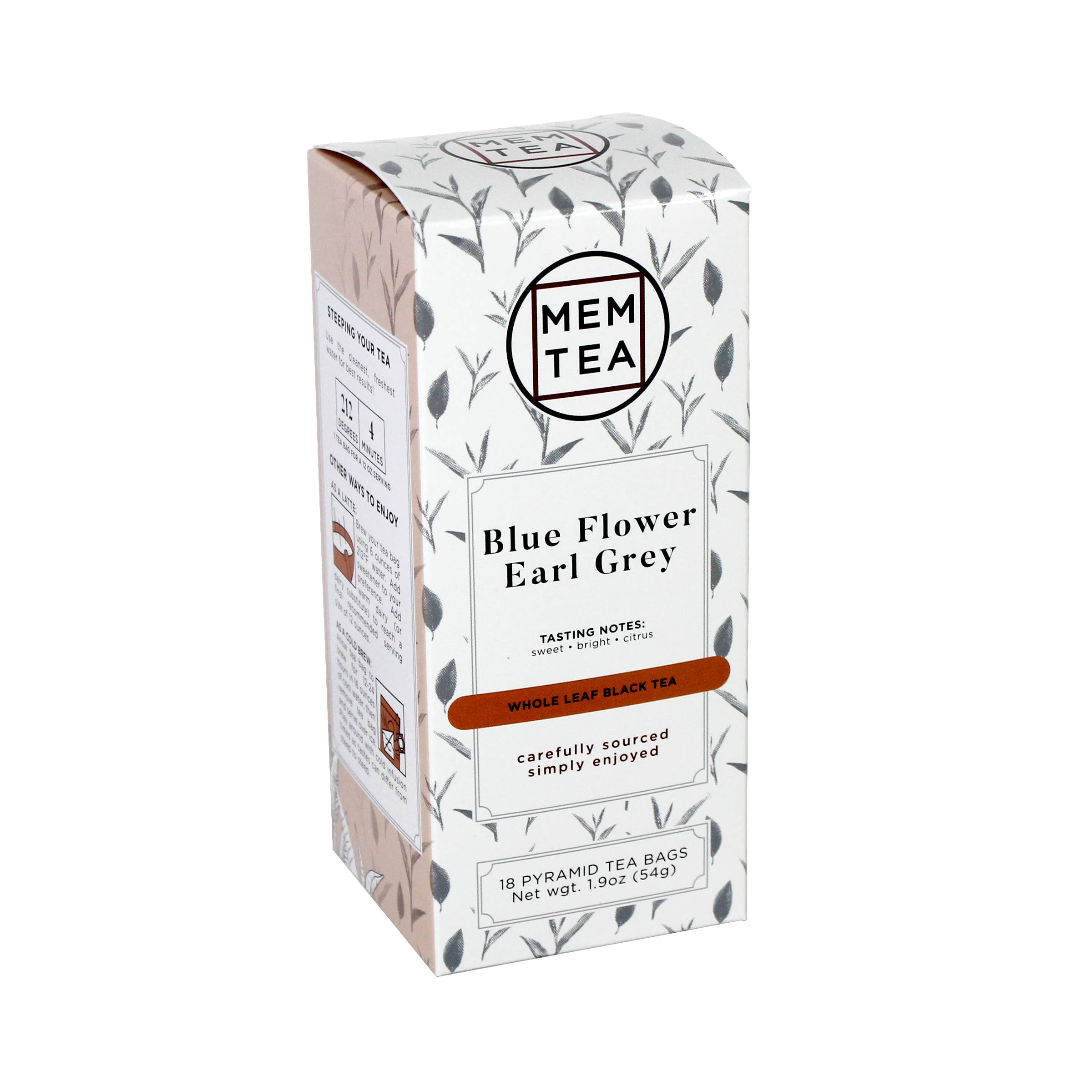 Mem Tea – Engroshandel Teposer – Blå Blomst Earl Grey