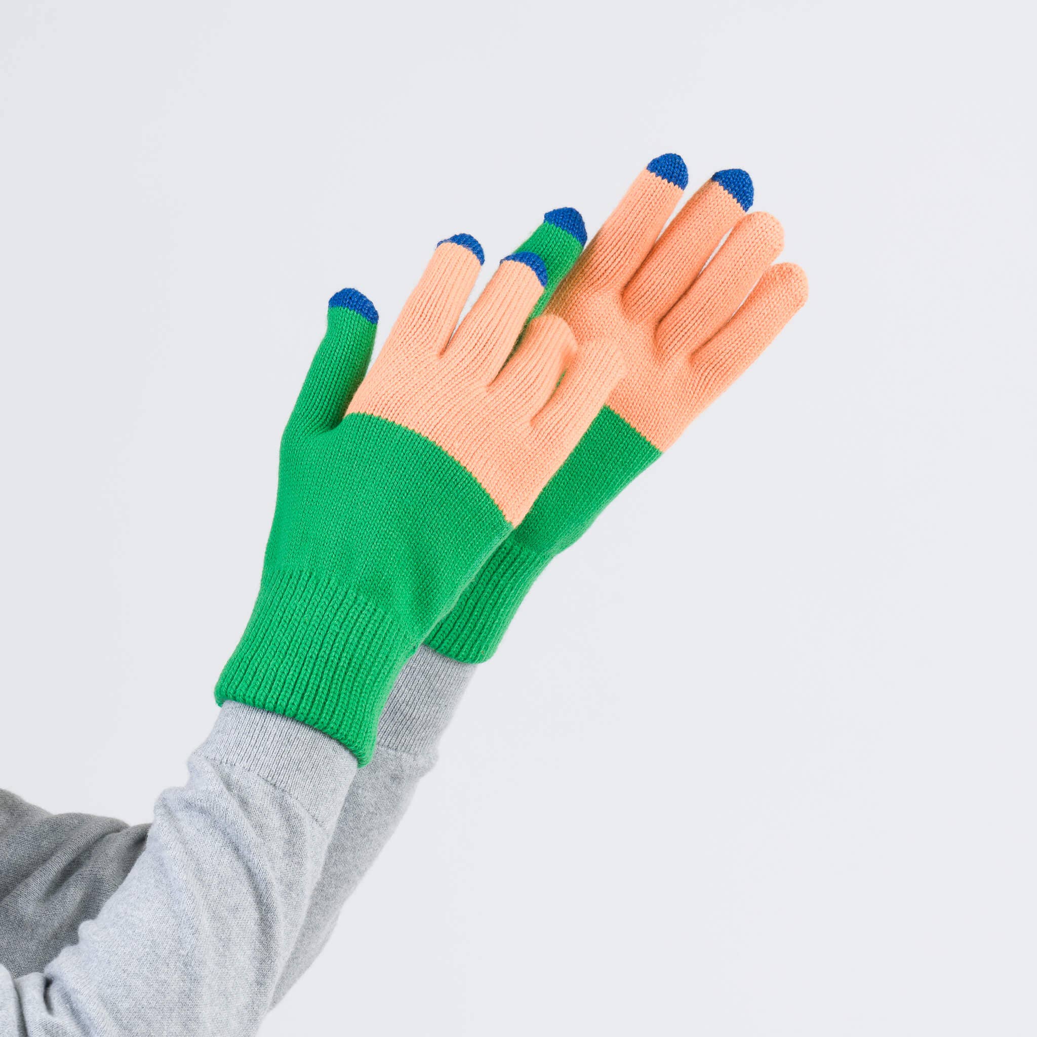 VERLOOP | knits - Wholesale Handschoenen - Dames - Kleurblok Brei Touchscreen Handschoenen45