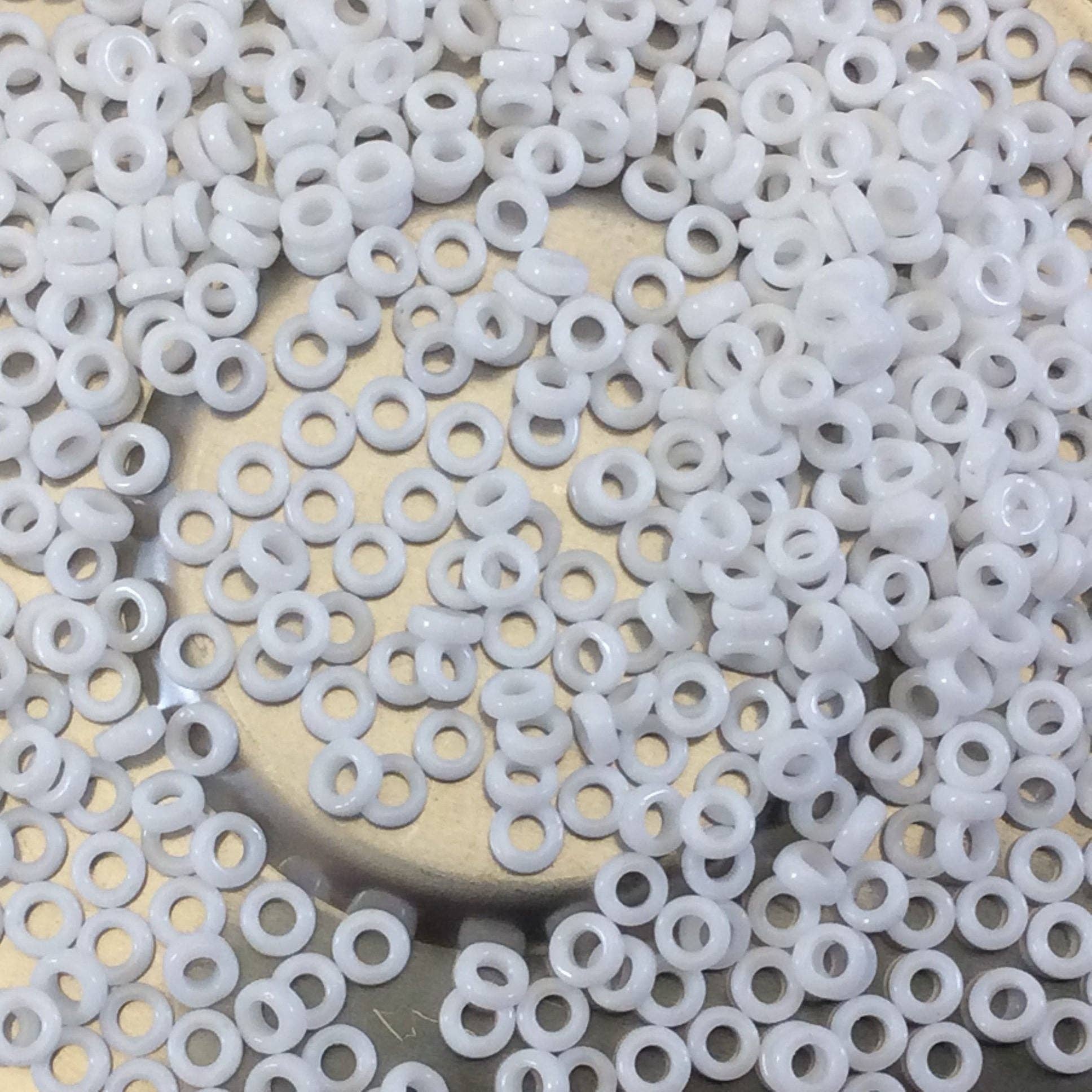 Only Beads – wholesale Beads – Elegant Frost:Japanese Seed Beads in White Luster-(SPR3-402)2