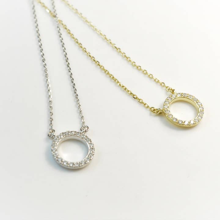 Diat - Wholesale Pendant/Charm Necklace - circle necklace - friendship necklace1