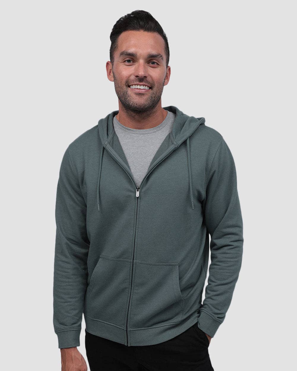 INTO THE AM - Wholesale Hoodie - Men's - Men's Zip-Up Hoodie Sweatshirt (Plain)49