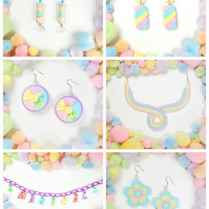 Pop Pastel - Wholesale Jewelry Set - Rainbow Dreams Collector's Set
