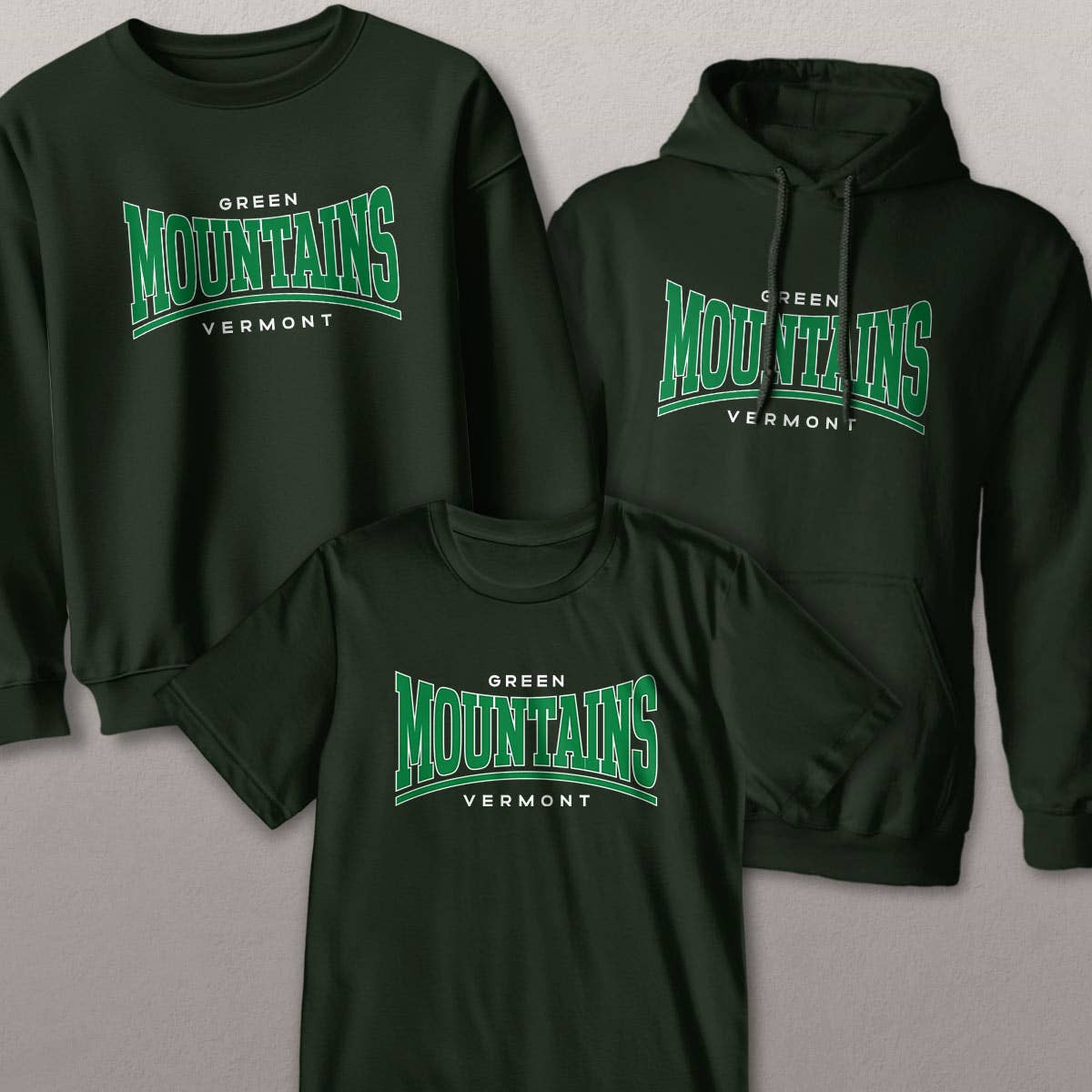 RetroPlanet - Wholesale T-Shirt (Graphic) - Unisex - Green Mountains Vermont T-Shirt, Sweatshirt, Hoodie Adult4