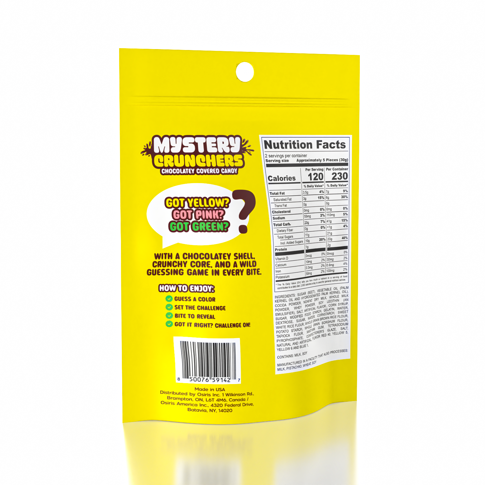 Showcase - Wholesale Chocolate Covered Sweets - Mystery Crunchers Color Reveal Viral Chocolate Bites 2oz🇺🇸1