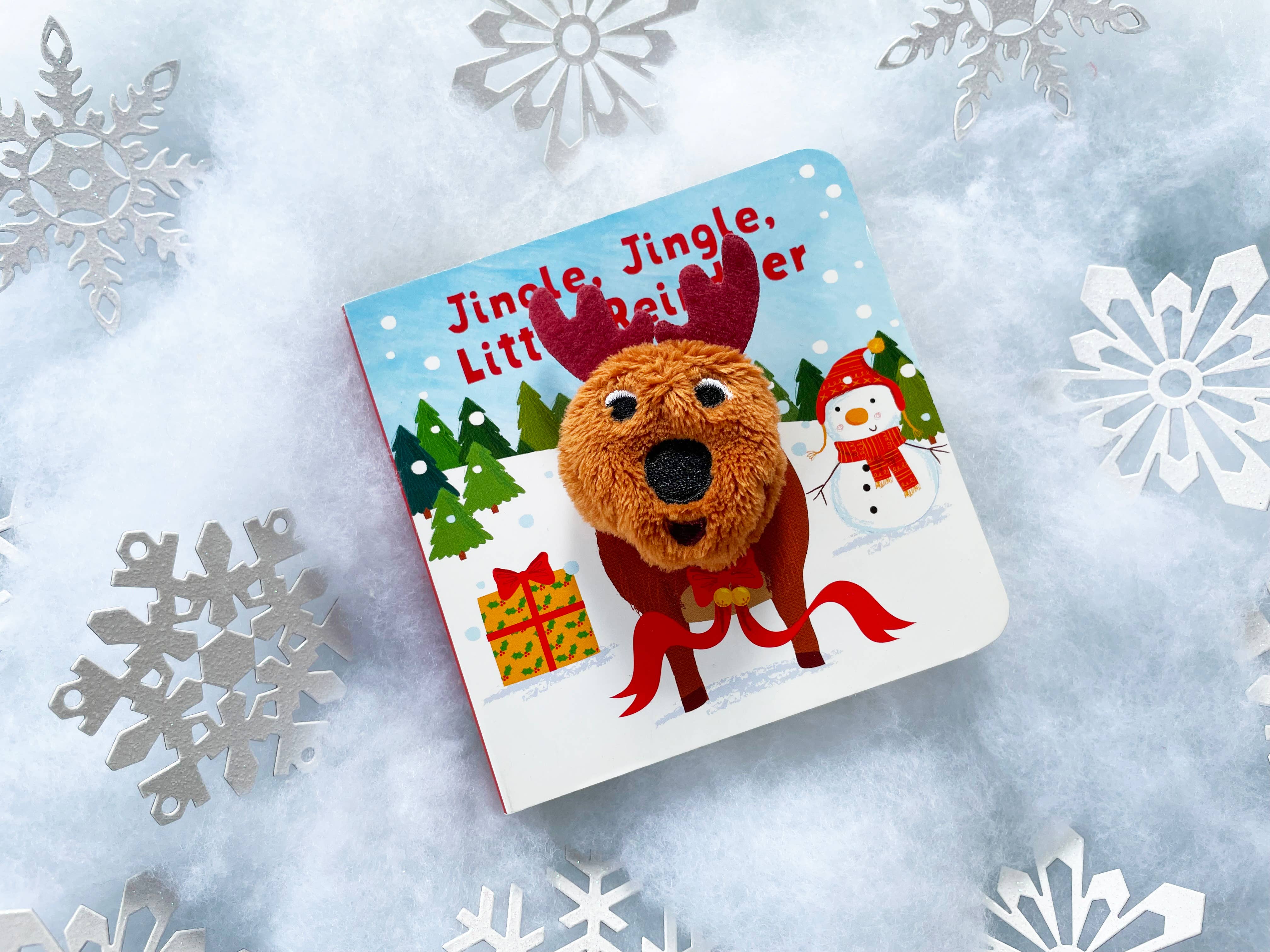 Cottage Door Press - Wholesale Baby & Toddler Book (0-2) - Jingle, Jingle, Little Reindeer Finger Puppet Board Book3