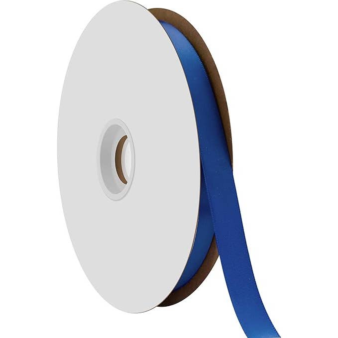 Berwick Offray Ribbon - Wholesale Ribbon - Gift Wrapping - Single-Face Satin Royal 5/8" x 100 Yards