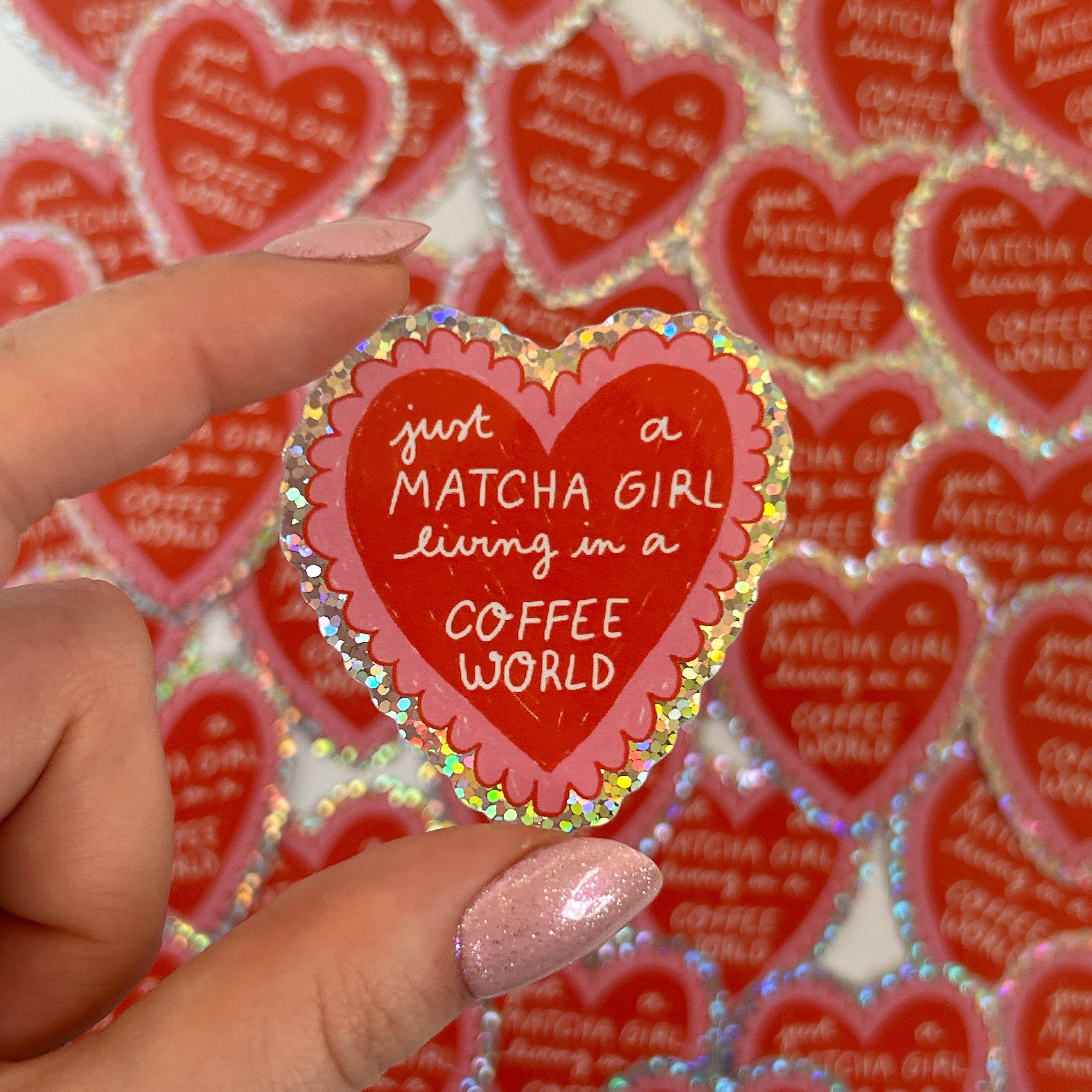 Nany Craft Shop – wholesale Sticker – Matcha Heart Sticker2
