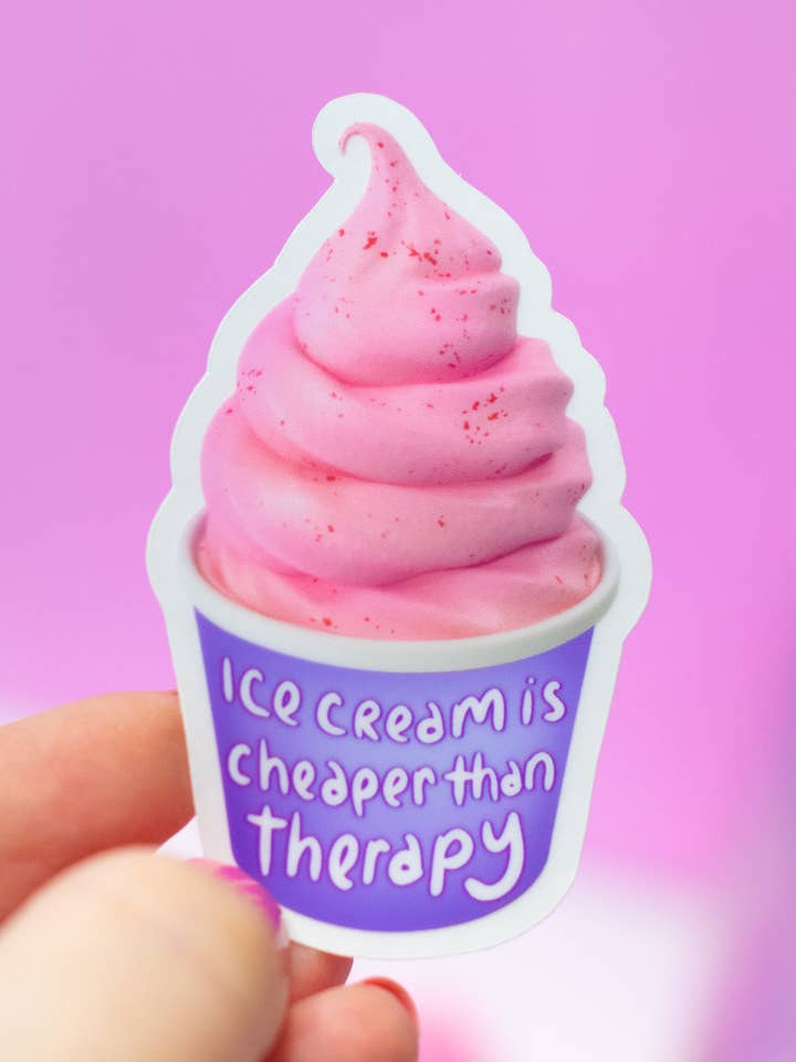 Birthday Cake Clear Vinyl Sticker (Copy) for wholesale by Kate & Kris