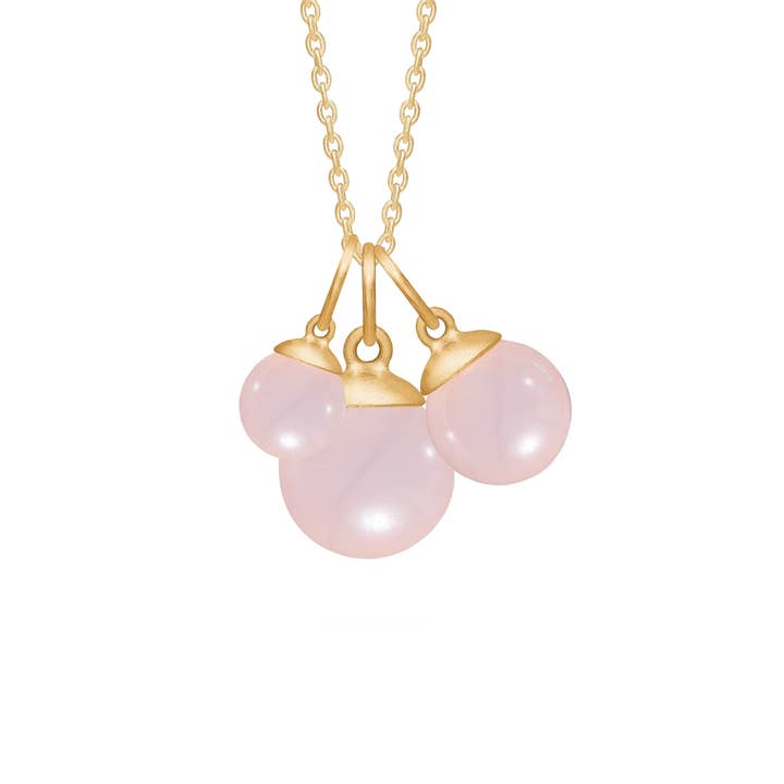 Columbine necklace rosa for wholesale by Lisberg Jewellery