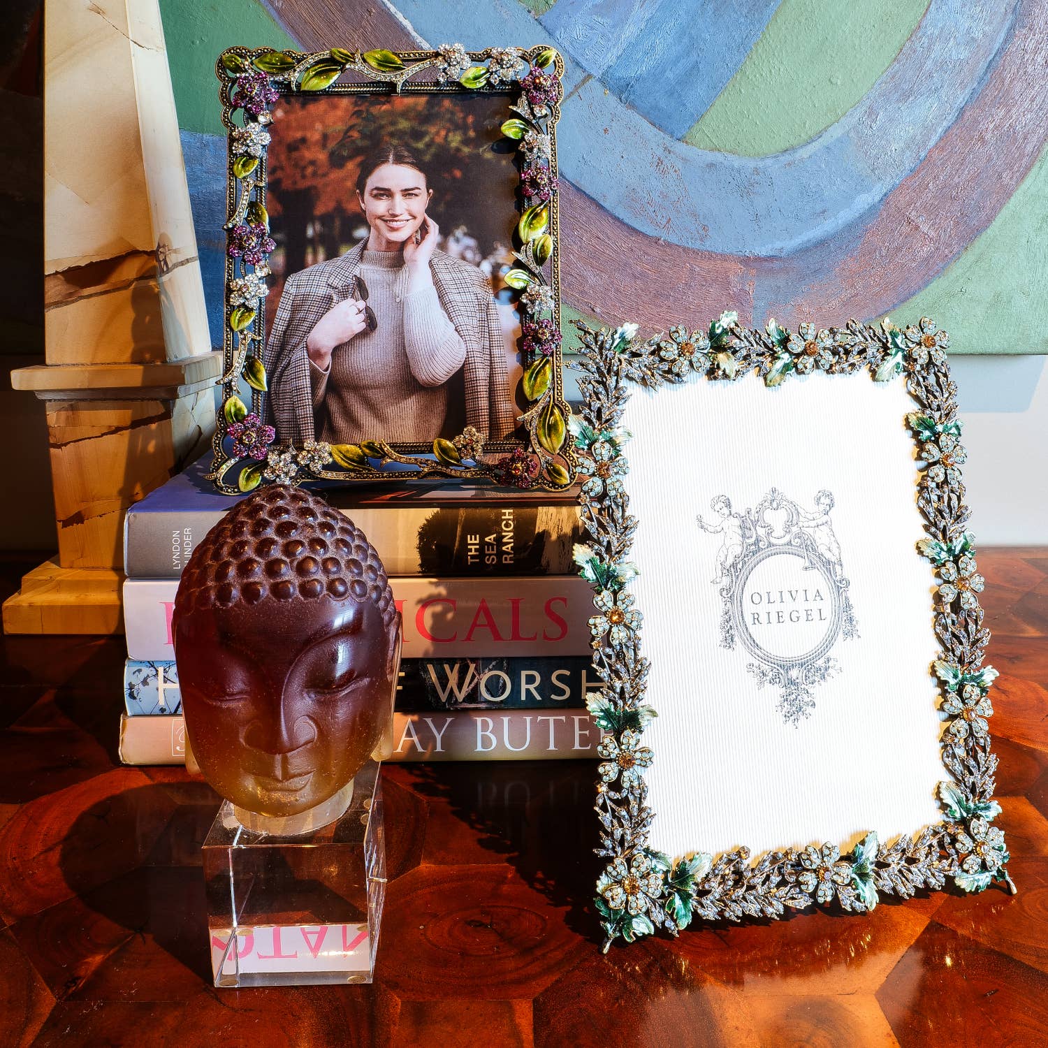 Blau Edelweiß 5" x 7" Rahmen | Fotorahmen | Bilderrahmen | für den Großhandel auf Faire2