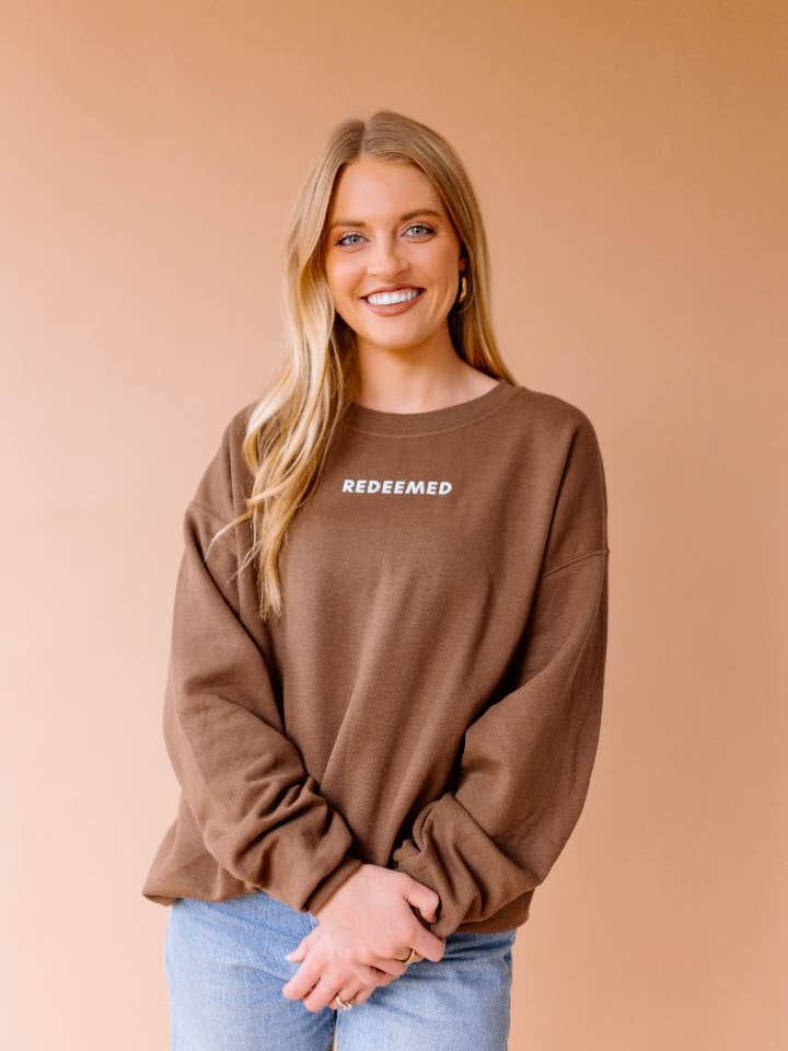 Redeemed Pullover for wholesale by Set Apart Apparel