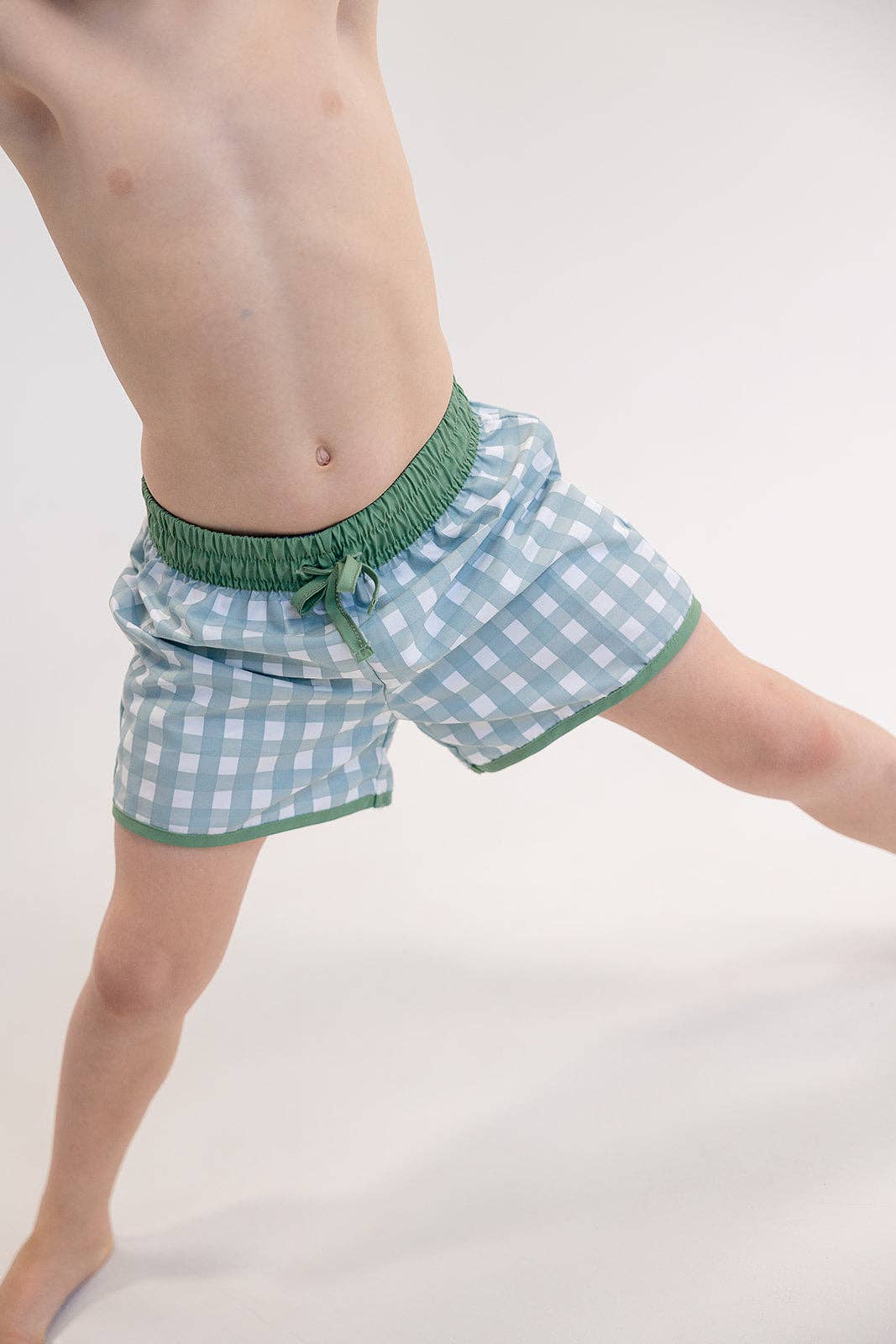 Sun House Children's - Wholesale Swim Shorts - Kids - Talmadge Trunk in Check3