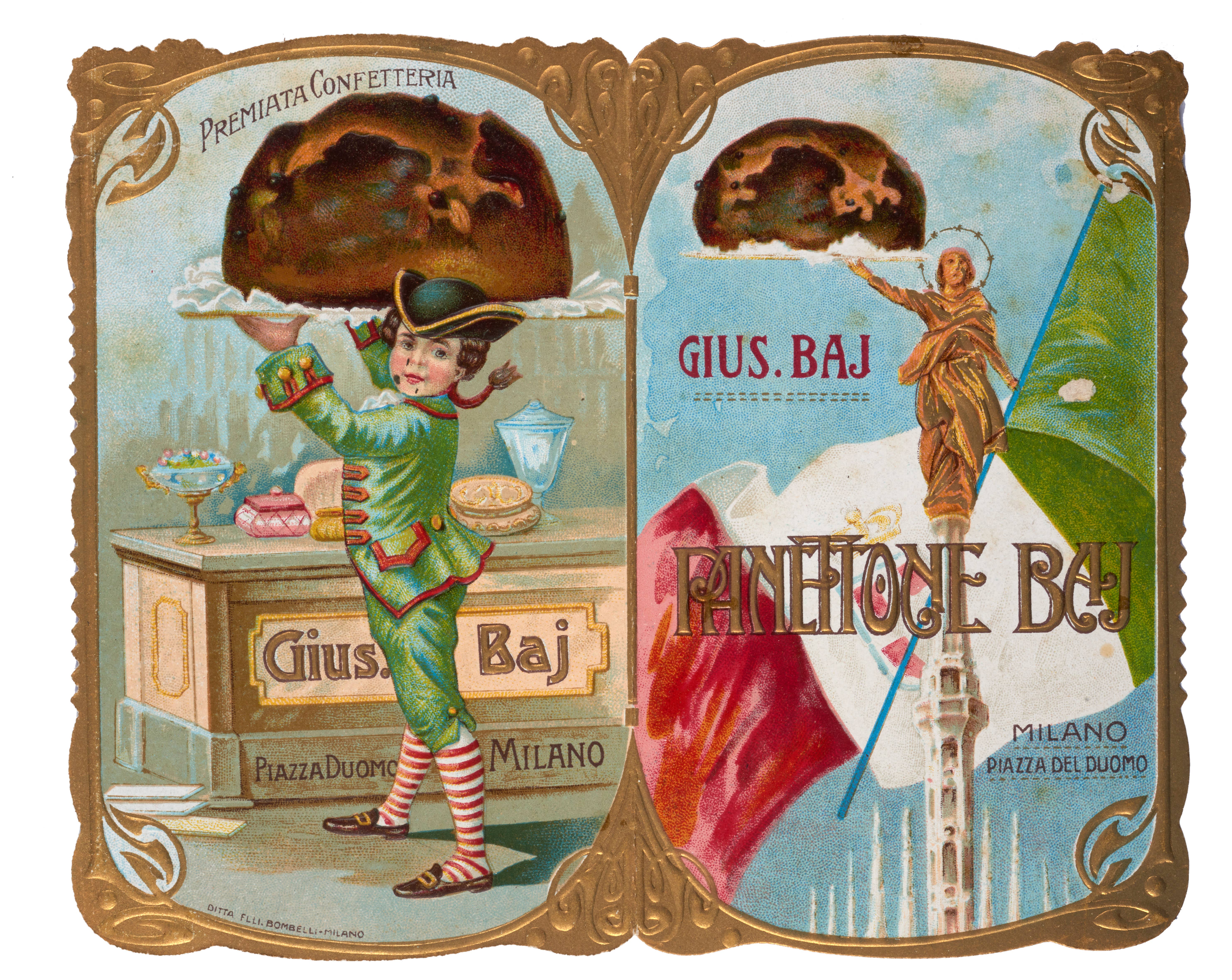 Baj  - Dal 1768 - Vente Gâteau - BAJ 1768 - Panettone à l'abricot - Boîte en métal - 1 kg4