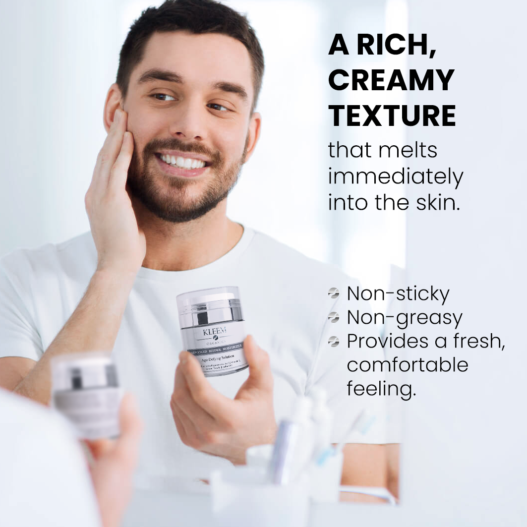 Kleem Organics - Wholesale Anti-Aging Moisturizer - ANTI-AGING RETINOL MOISTURIZER - For Firmer Skin and Brighter Complexion12
