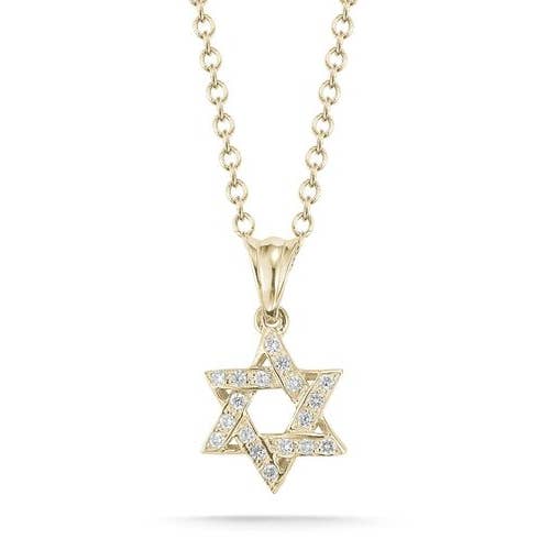14K-Y Star Of David PEND. 0.20CT for wholesale by Koch La Ni Jewelry
