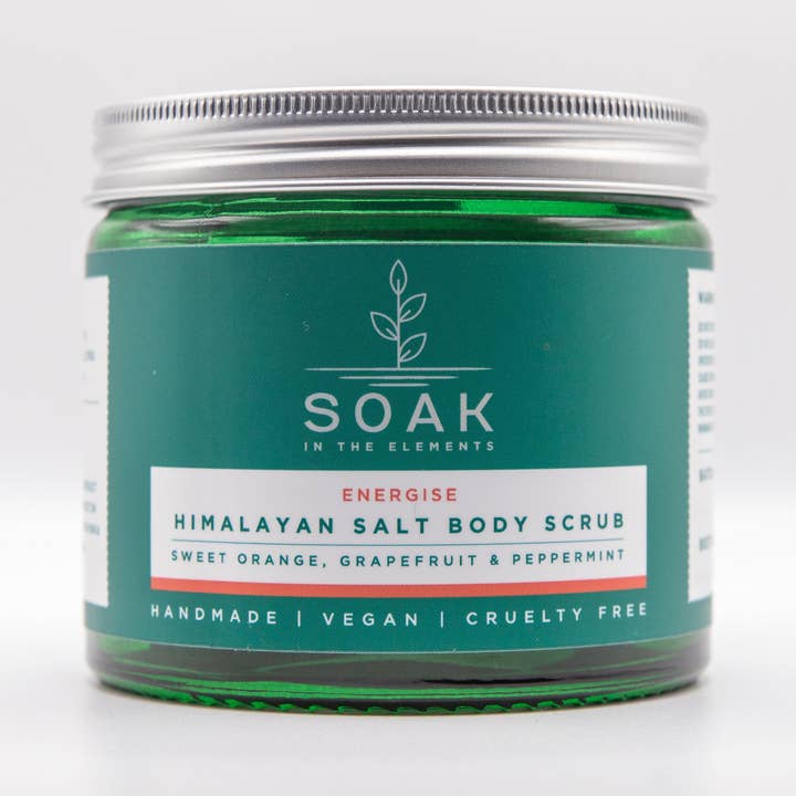 Energise Himalayazout Body Scrub voor wholesale door Soak in the Elements