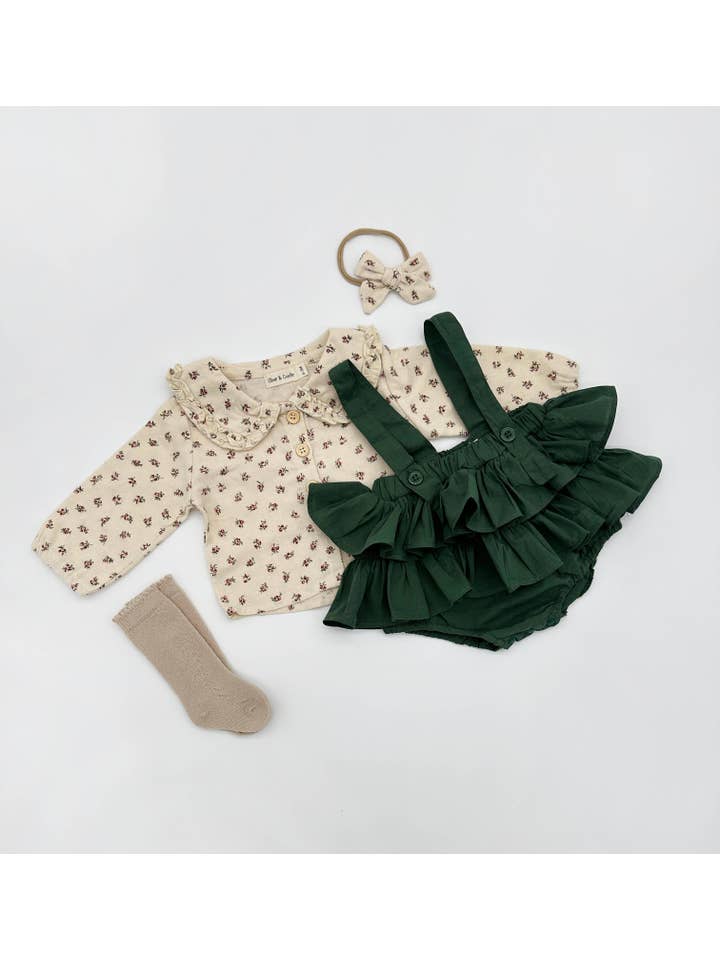 OLIVE & CRADLE - Wholesale Top & Skirt Set - Kids - Peppermint Skirt 3pc