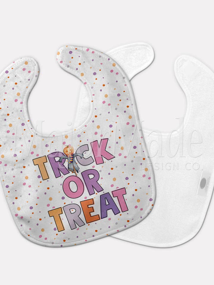 Bavaglino per bambini, dolcetto o scherzetto per Halloween per la vendita all'ingrosso da parte di MajorMade Design Co