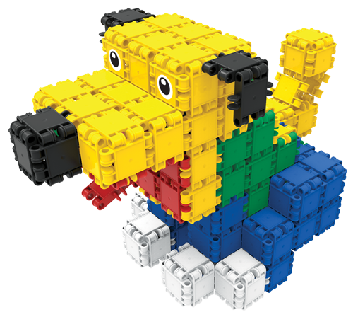 CLICS NV - Wholesale Building Set - Kids - Clics Drum 10 in 1 - made from recycled material8