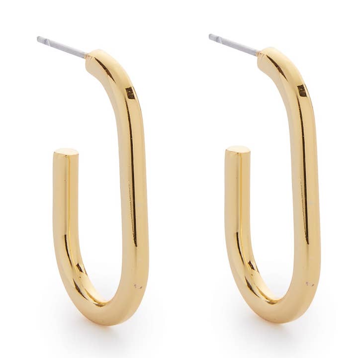 Aros ovais em forma de U de 30 mm por atacado de Hey Girl