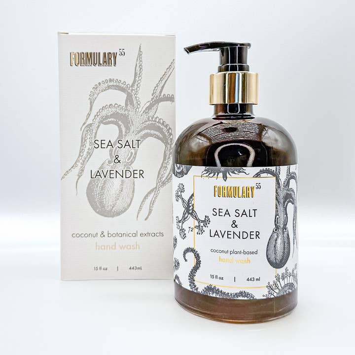 NEW Sea Salt & Lavender - Hand Wash (15oz) for wholesale by Formulary 55