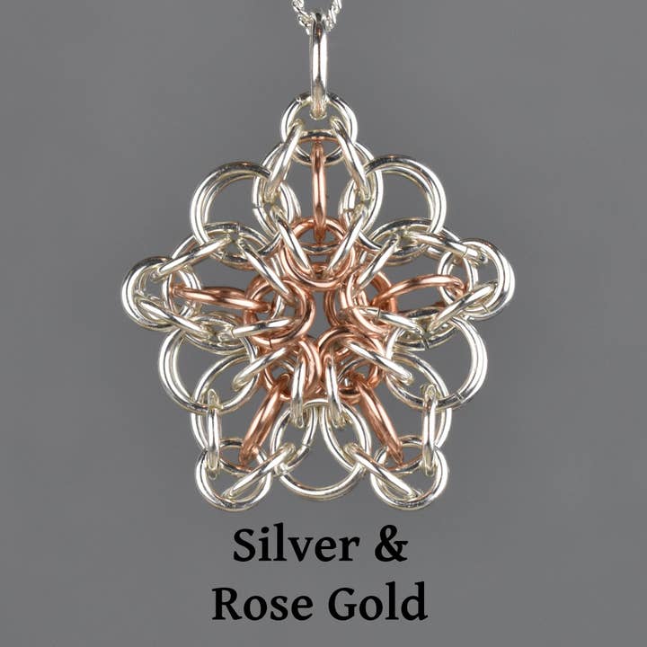Dave Cain Fine Jewelry - Wholesale Pendant/Charm Necklace - Celtic Star Chainmail Pendant - Small