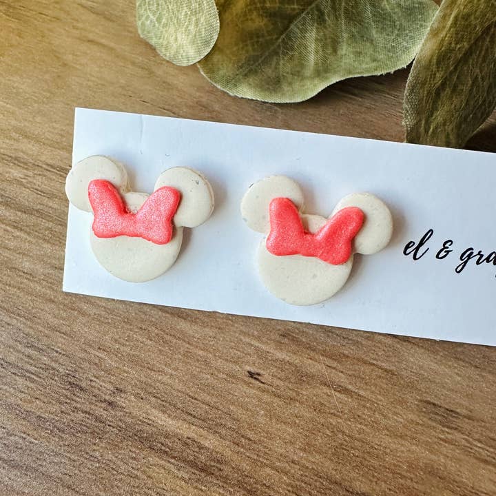 El & Gray Design - Wholesale Dangle Earrings - Theme Park Mouse Earrings (Multiple Styles Available! Click Through)6