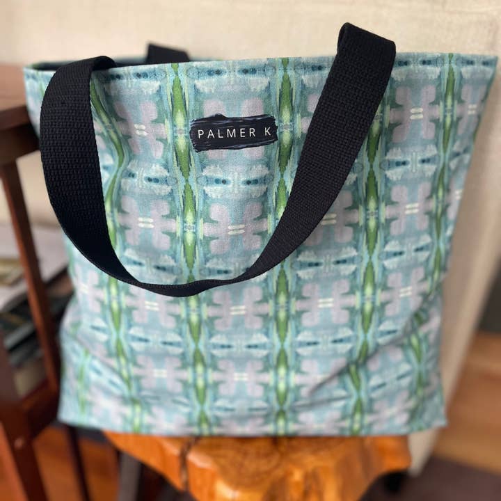 Sac fourre-tout en toile de coton - Rose Vert - MT-SWIL/P15 pour la vente par PALMER K Designs