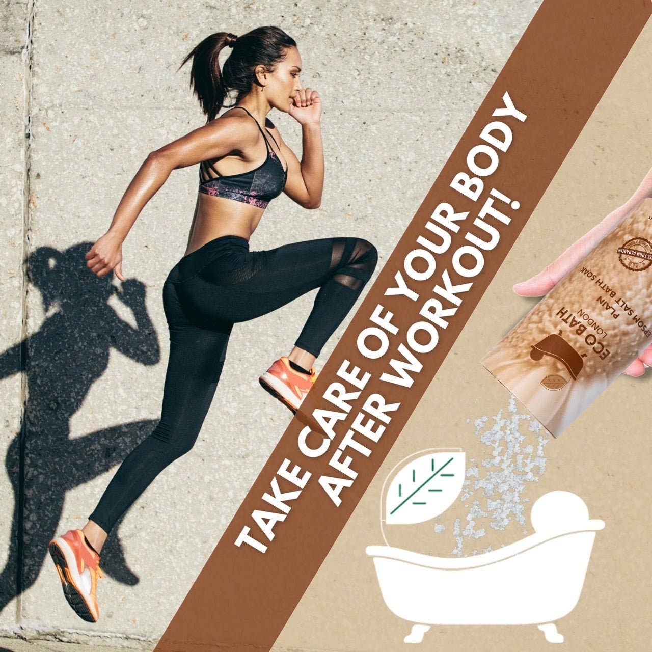 Eco Bath London - Wholesale Bath Salts - Eco Bath London Plain Epsom Salt Bath Soak - Tube2