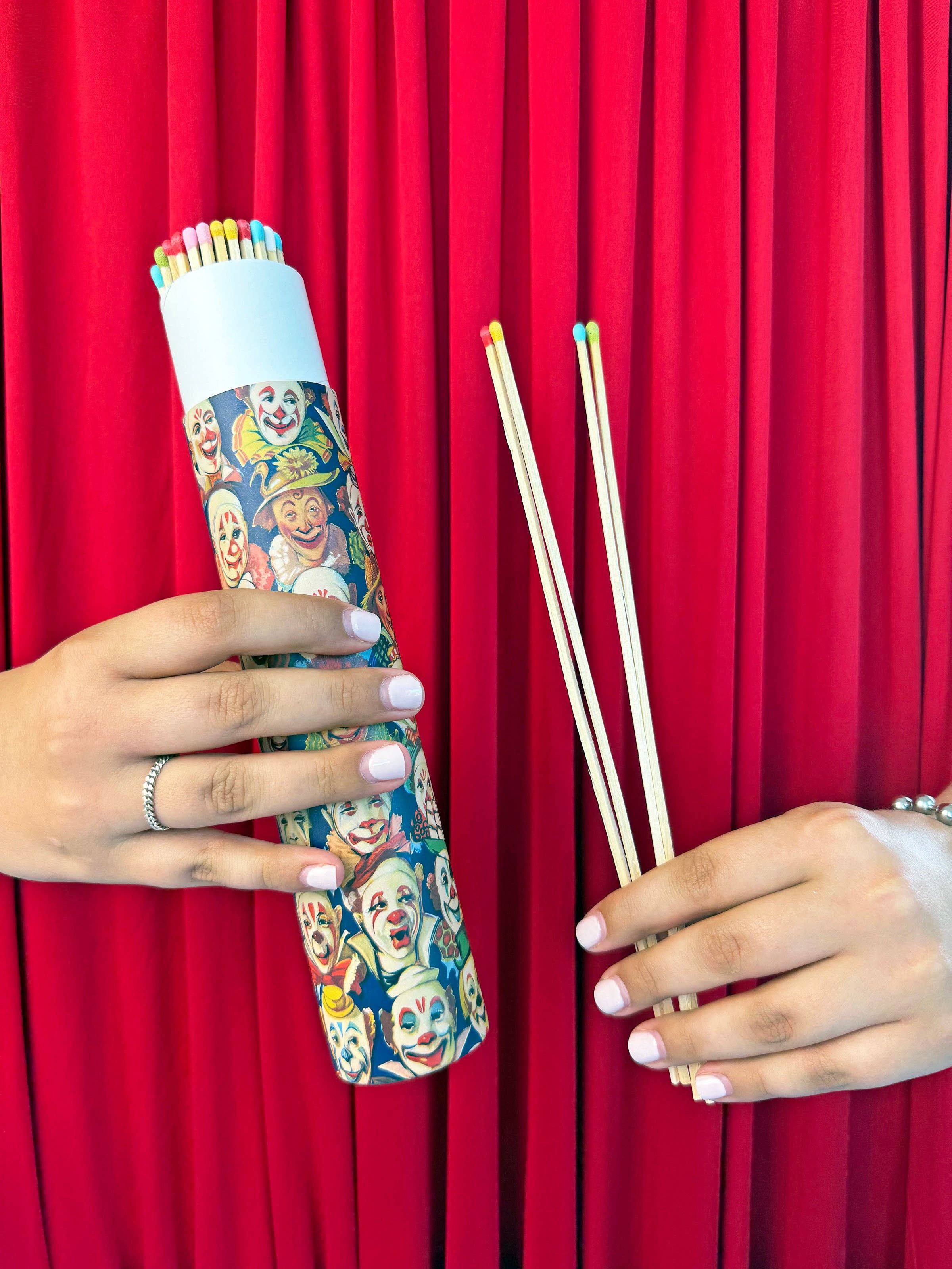 A Shop of Things - Vente Allumettes - Allumettes Cylindriques XXL Clown8