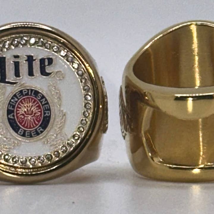 Brassa The deCAPitator ring bottle & can tab opener LLC - Wholesale DIY Beer/Alcohol Kit - Miller Lite deCAPitator ring bottle cap and can tab opener!8