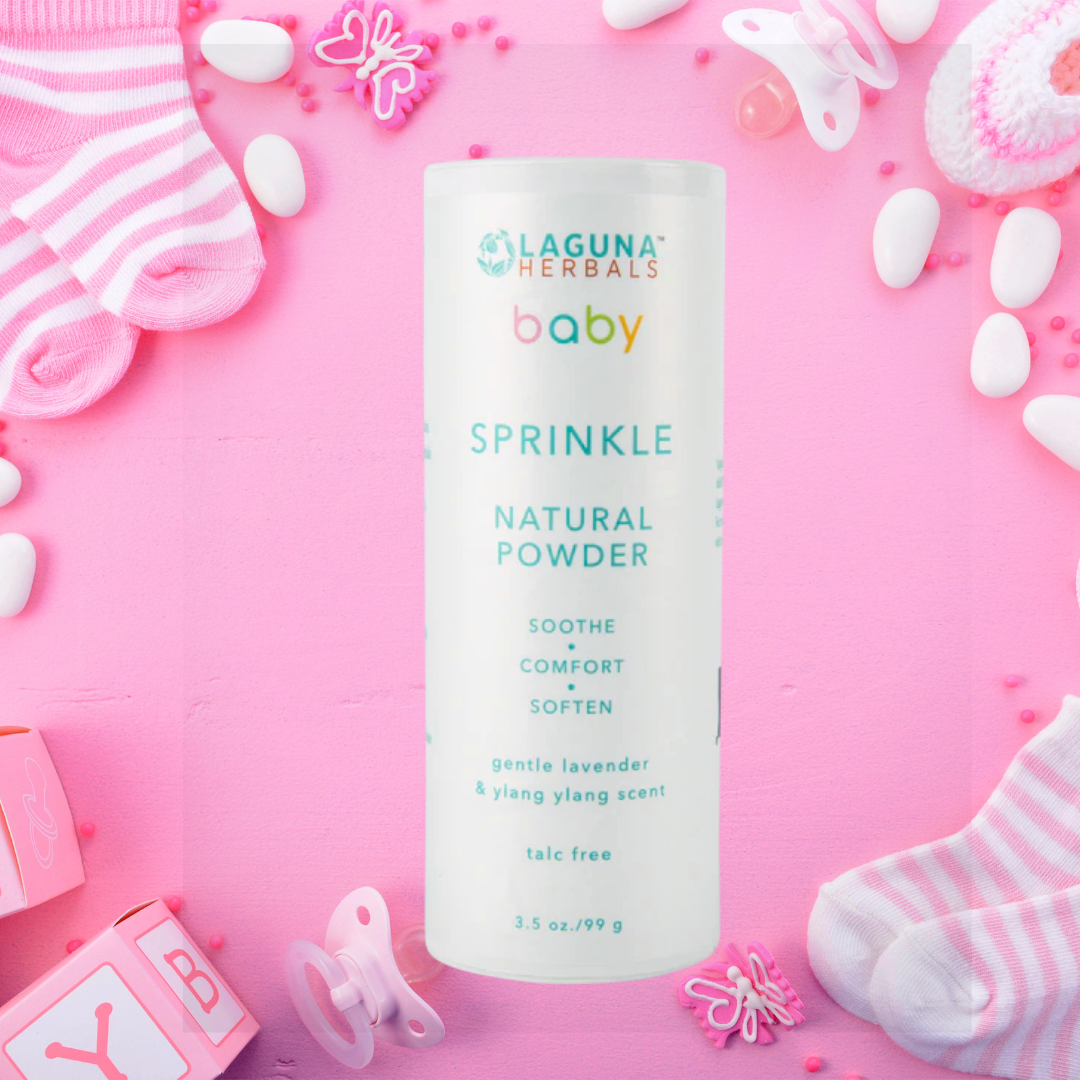 Laguna Herbals - Wholesale Body/Talcum Powder - SPRINKLE organic baby powder5