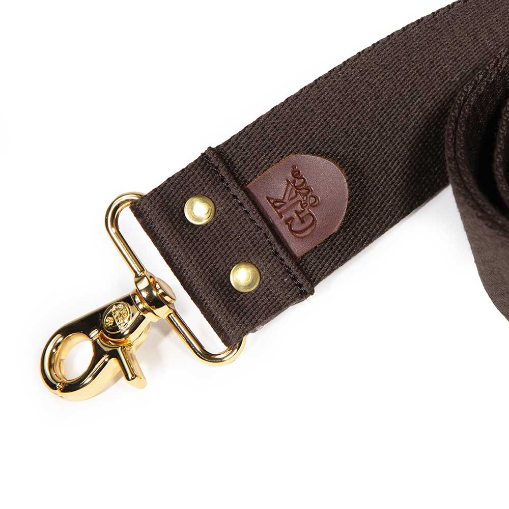 General Knot & Co. - Wholesale Bag Strap - Unisex - Cotton Webbing Cross Body/ Shoulder Strap-Brown2