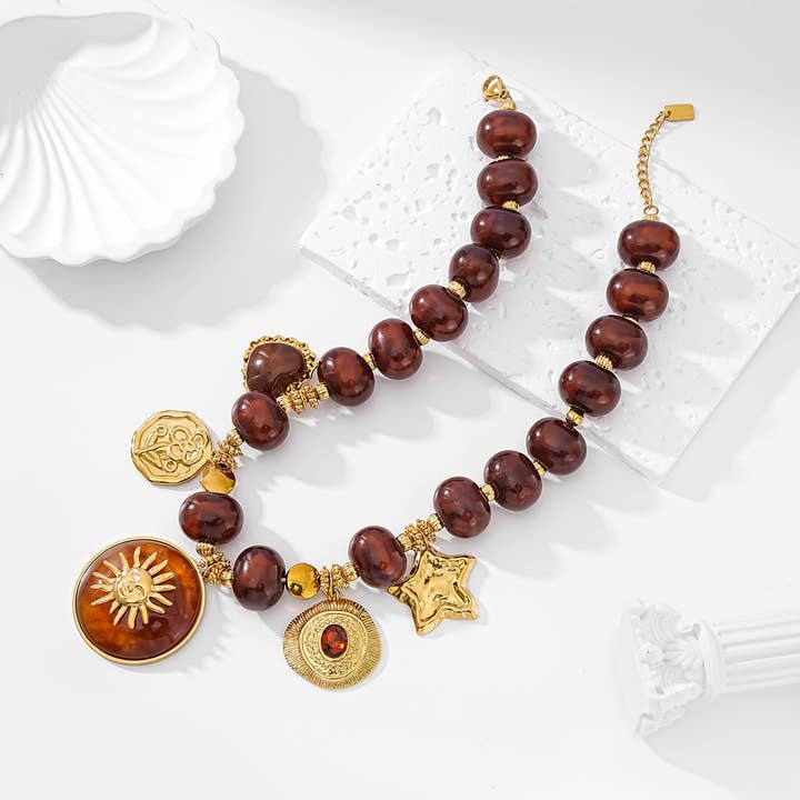 Necklace - Eufemia for wholesale by Lovelika