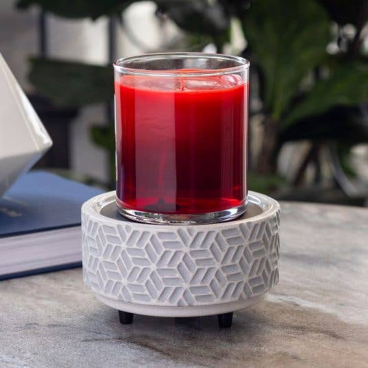Starlight Wholesale LLC. - Wholesale Fragrance Warmer - Stone Hexagon 2-In-1 Classic Fragrance Warmer1