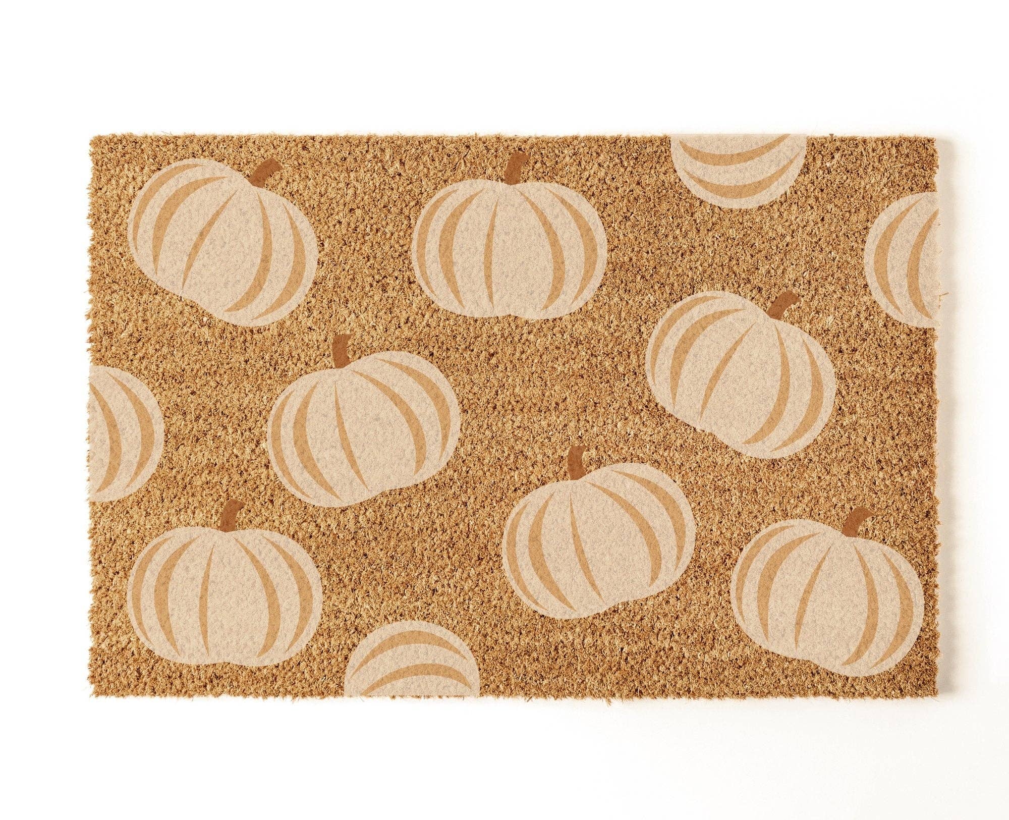 Miss Molly Designs, LLC - Wholesale Door Mat - Tan Pumpkins0