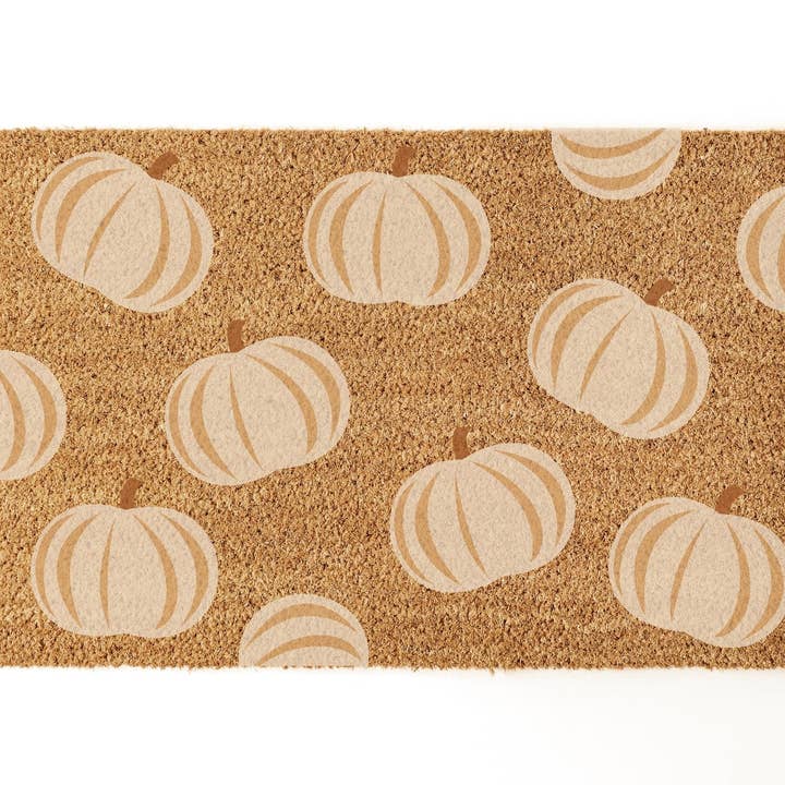 Miss Molly Designs, LLC - Wholesale Door Mat - Tan Pumpkins