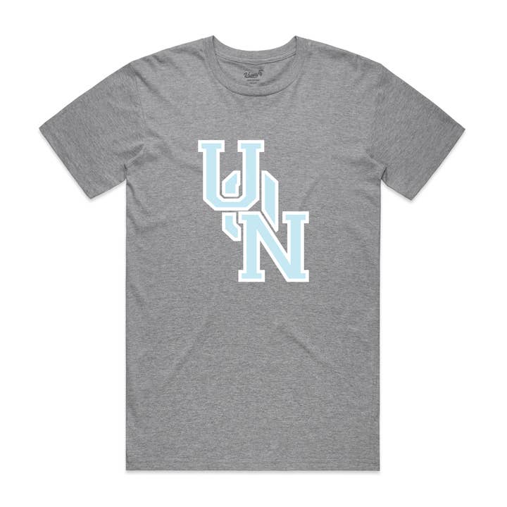 T-shirt Cinzento Heather da Universidade de Nairobi 2 por atacado de Varsity54
