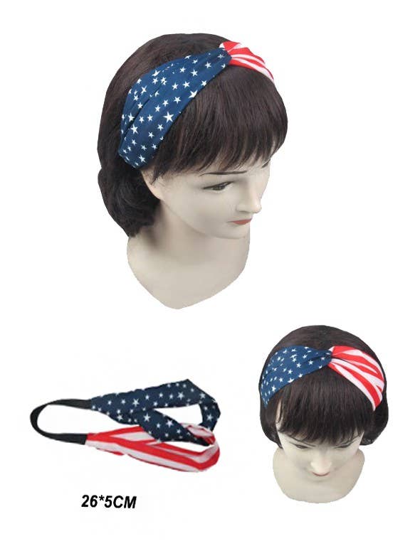 Cap Zone – Bandana - Mulher por atacado – Bandeira Americana0
