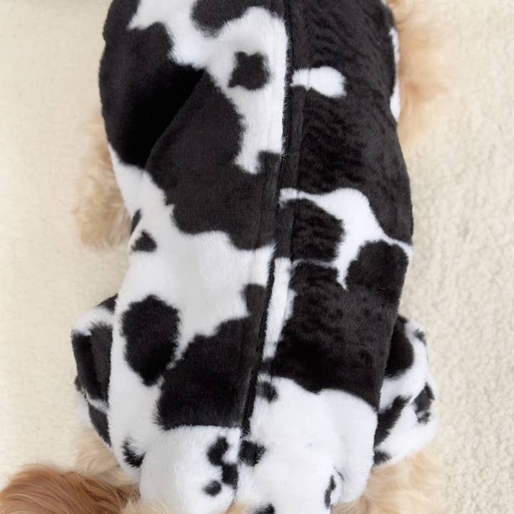 The Paw Print Boutique - Wholesale Pet Coat - Dog - The Cow Print Fluffy & Fabulous Fleece21
