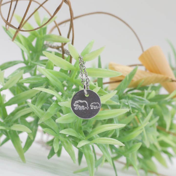 Collier Mama Bear & Baby Bear pour la vente par LL Always